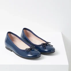 Jacadi Ballerines vernies enfant fille - BLEU ARDOISE Discount