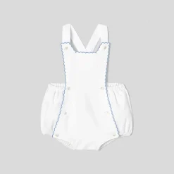 Jacadi Barboteuse bébé fille Mon premier - BLANC/BLEU