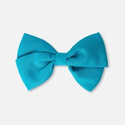 Jacadi Barrette enfant fille nœud en taffetas - BLEU TURQUOISE Hot