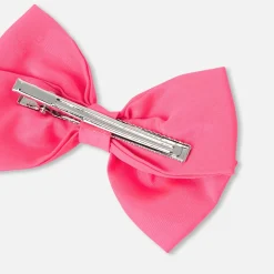 Jacadi Barrette enfant fille nœud en taffetas - ROSE FLUO Sale