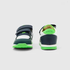 Jacadi Basket running bébé garçon - MARINE/VERT Sale