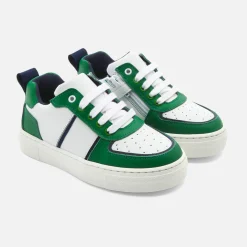 Jacadi Baskets enfant - MARINE/VERT Online