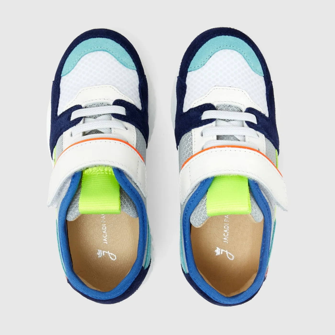 Jacadi Baskets running enfant - BLEU Clearance