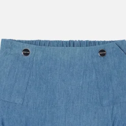 Jacadi Bloomer bébé en denim léger - DENIM CLAIR