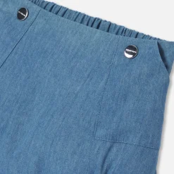 Jacadi Bloomer bébé en denim léger - DENIM CLAIR