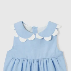 Jacadi Bloomer bébé fille en fil à fil - CHAMBRAY New