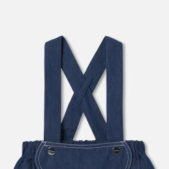 Jacadi Bloomer bébé fille en jean léger - DENIM FONCE Outlet