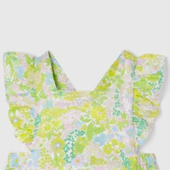 Jacadi Bloomer bébé fille en tissu Liberty - lore BLANC/MULTICO Sale