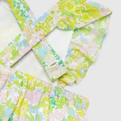 Jacadi Bloomer bébé fille en tissu Liberty - lore BLANC/MULTICO Sale