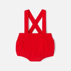 Jacadi Bloomer bébé fille en velours léger - rouge ROUGE JACADI Online