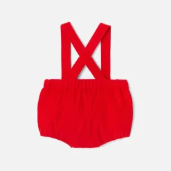 Jacadi Bloomer bébé fille en velours léger - rouge ROUGE JACADI Online