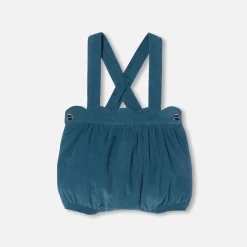 Jacadi Bloomer bébé fille en velours - PETROLE New