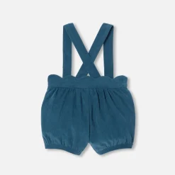 Jacadi Bloomer bébé fille en velours - PETROLE New