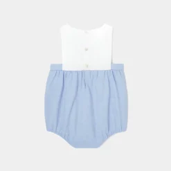 Jacadi Bloomer bébé garçon en Oxford - BLEU/BLANC Outlet