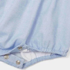 Jacadi Bloomer bébé garçon en Oxford - BLEU/BLANC Outlet