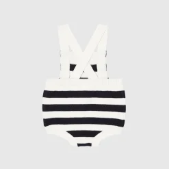 Jacadi Bloomer bébé garçon en tricot - BLANC CASSE/MARINE Hot