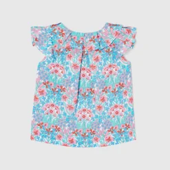 Jacadi Blouse bébé fille en tissu Liberty - lore BLANC/MULTICO Best