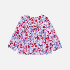 Jacadi Blouse bébé fille en tissu Liberty - lore BLANC/MULTICO Discount