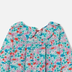 Jacadi Blouse bébé fille en Tissu Liberty - lore BLANC/MULTICO
