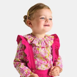 Jacadi Blouse bébé fille en Tissu Liberty - lore BLANC/MULTICO Best