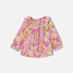 Jacadi Blouse bébé fille en Tissu Liberty - lore BLANC/MULTICO Best