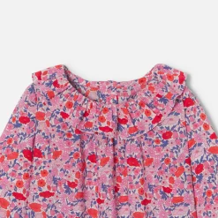 Jacadi Blouse bébé fille en Tissu Liberty - lore ROSE/MULTICO New