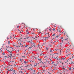 Jacadi Blouse bébé fille en Tissu Liberty - lore ROSE/MULTICO New