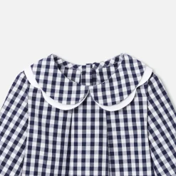 Jacadi Blouse bébé fille en vichy - BLEU/BLANC Discount
