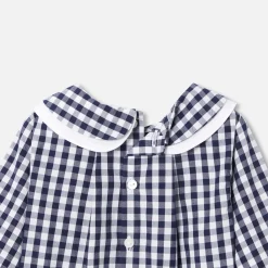 Jacadi Blouse bébé fille en vichy - BLEU/BLANC Discount
