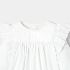 Jacadi Blouse bébé manches longues - blanc BLANC JACADI Outlet