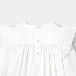 Jacadi Blouse bébé manches longues - blanc BLANC JACADI Outlet