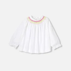 Jacadi Blouse bébé manches longues - blanc BLANC JACADI Clearance
