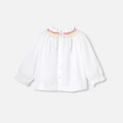Jacadi Blouse bébé manches longues - blanc BLANC JACADI Clearance