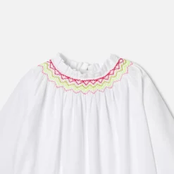 Jacadi Blouse bébé manches longues - blanc BLANC JACADI Clearance