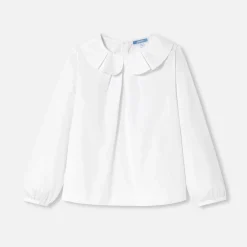 Jacadi Blouse en popeline enfant fille - blanc BLANC JACADI