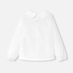 Jacadi Blouse en popeline enfant fille - blanc BLANC JACADI