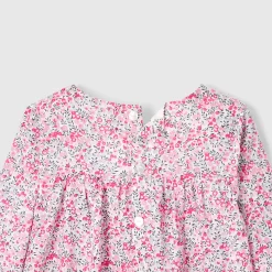 Jacadi Blouse en tissu Liberty enfant fille - x Tohana - ROSE/GRIS Clearance