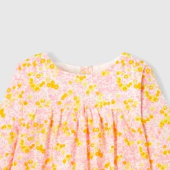Jacadi Blouse en tissu Liberty enfant fille - x Tohana - lore JAUNE/MULTICO Sale