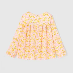 Jacadi Blouse en tissu Liberty enfant fille - x Tohana - lore JAUNE/MULTICO Sale
