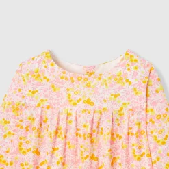 Jacadi Blouse en tissu Liberty enfant fille - x Tohana - lore JAUNE/MULTICO Sale