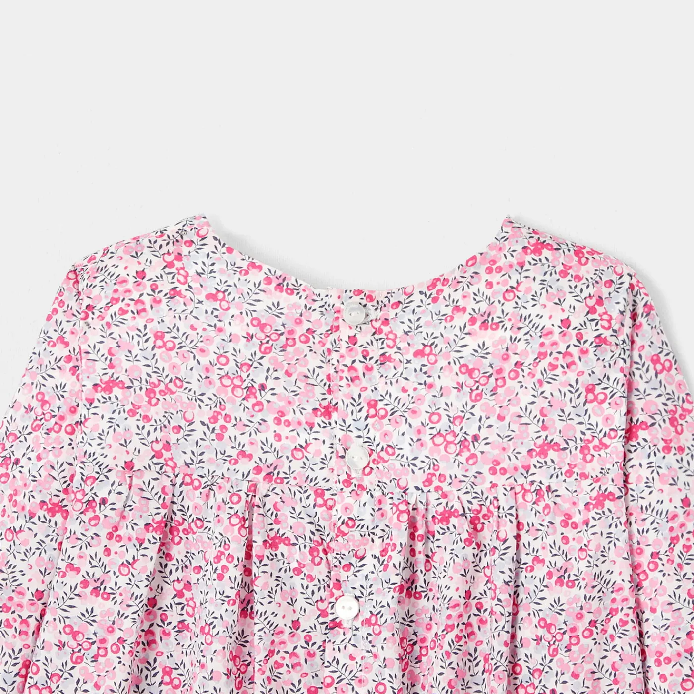 Jacadi Blouse en tissu Liberty enfant fille - x Tohana - ROSE/GRIS Best