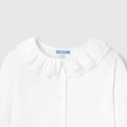 Jacadi Blouse enfant fille en popeline - blanc BLANC JACADI Online