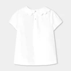 Jacadi Blouse enfant fille en popeline - blanc BLANC JACADI Online