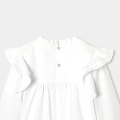 Jacadi Blouse enfant fille en popeline - blanc BLANC JACADI Clearance