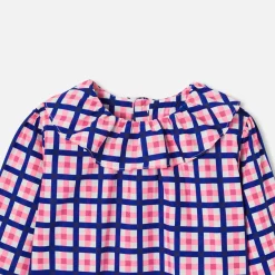 Jacadi Blouse enfant fille en vichy - lore BLANC/MULTICO Discount