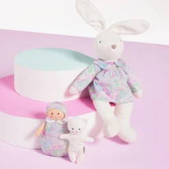 Jacadi Blouse pour peluche lapin moyen modèle - lore BLANC/MULTICO