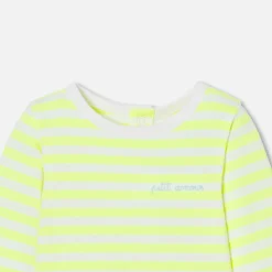 Jacadi Body bébé à rayures - JAUNE/BLANC Online