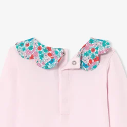 Jacadi Body bébé fille à col en Tissu Liberty - rose poudre ROSE POUDRE JACADI Outlet