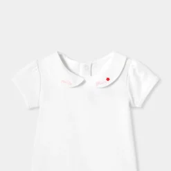 Jacadi Body bébé fille manches courtes - blanc BLANC JACADI Discount