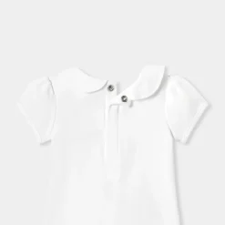 Jacadi Body bébé fille manches courtes - blanc BLANC JACADI Discount